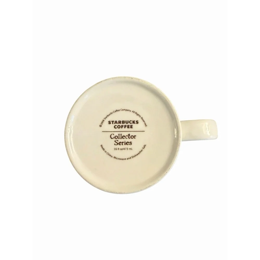 Starbucks Edinburgh Scotland Icon Mug 2009 Rare Original Version